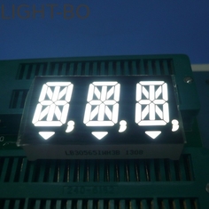 Dijital Göstergeler için Beyaz Üçlü Basamaklı 14 Segment LED Ekran