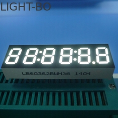 6 Haneli 7 Segment LED Ekran, Ultra Parlak Beyaz LED Saat Diplay 0,36 inç