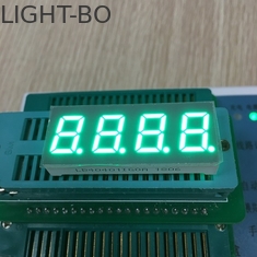 Saf Yeşil 7 Segment LED Ekran 0.4 inç 4 Haneli Yüksek Işık Yoğunluğu