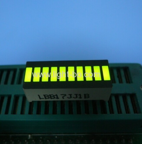 Gösterge paneli için Süper Parlak Yeşil / Kırmızı 10 Segment LED Işık Çubuğu Grad Array