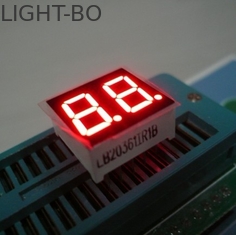 0.36 İnç kırmızı çift haneli 7 Segment LED ekranlar yüksek parlaklık için elektronik aygıt