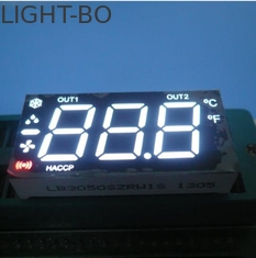 Isıtma / Soğutma Kontrolü için Çok Katlı Üç Haneli Yedi Segment LED Ekran Ultra Beyaz