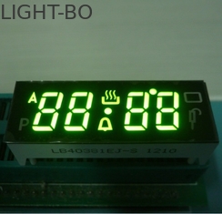 Siyah Yüz Sayısal LED Ekran, 120C Çalışma Sıcaklığı ile 7 Segment 4 Basamaklı Ekran