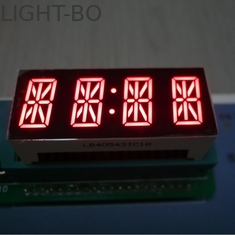 Gösterge Paneli için 4 Haneli 7 Segment Alfanümerik LED Ekran Parlak Kırmızı