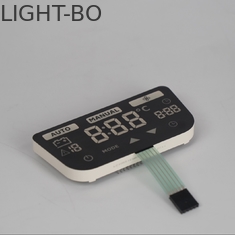 Kapasitif dokunma özelleştirilmiş 7 bölümlü LED ekran sıcaklık kontrolü için