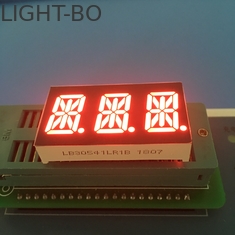 0.54 &quot;3 Haneli 14 Segment LED Ekran Alfanümerik Süper Parlak Kırmızı LED Rengi