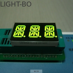 Dijital Gösterge için Süper Amber Üçlü Haneli 14 Segment LED Ekran Tam Renkli 0.56 İnç