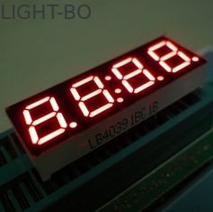 0.8 Inç 4 Haneli Yedi Segment LED Saat Ekran Yüksek Işık Yoğunluğu Kararlı Performans