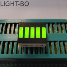 Pil Ekranı İçin 5 Segment 574nm Ortak Katot LED Işık Çubuğu