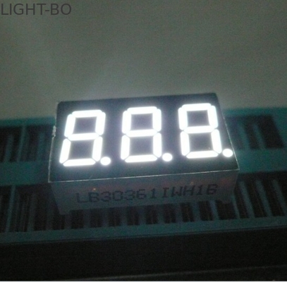İyi bir fiyat. Elektronik Cihaz için Üç Haneli 7 Segment Led Display Saf Beyaz Küçük Seven Segment Display çevrimiçi