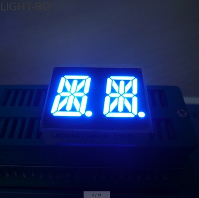 İyi bir fiyat. 0.54 "Alfanümerik LED Ekran Çift Haneli 2 X 7 Segment Ortak Anot Ultra Parlak Mavi çevrimiçi