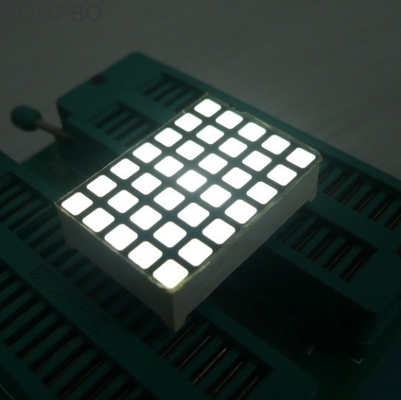 İyi bir fiyat. Beyaz 5x7 Dot Matrix LED Ekran Yüksek Verimli Programlanabilir LED Ekran çevrimiçi