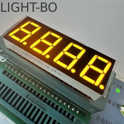 İyi bir fiyat. Ultra Parlak Amber 4 Rakam 14.2mm 7 Segment LED Ekran Sıcaklık Kontrolü İçin Ortak Anot çevrimiçi
