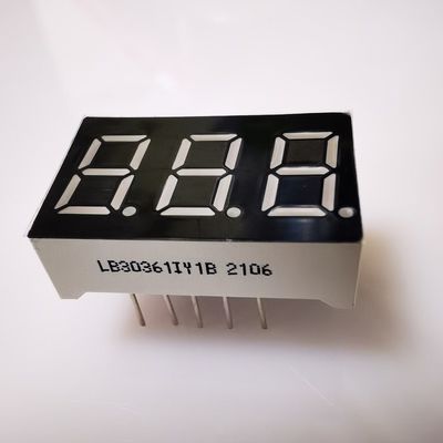 İyi bir fiyat. 7 Bölüm 3 Rakam 9.2mm LED Ekran Panel Meter için Süper Parlak Amber Ortak Katot çevrimiçi