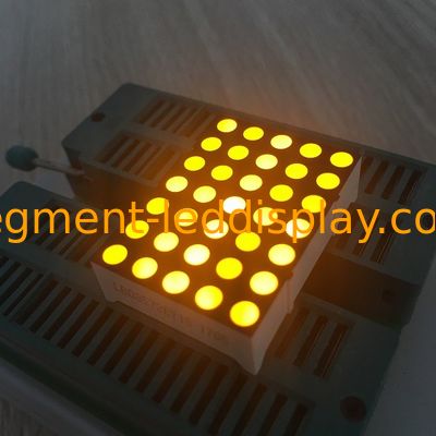 İyi bir fiyat. Hareketli işaretler / Mesaj Taşları için Süper Parlak Sarı DOT Matrix LED Ekranı 3mm çevrimiçi