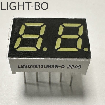 İyi bir fiyat. Ev aletleri için 2 basamaklı 7 mm 7 segmentli LED Ekran Süper Parlak Beyaz Ortak Anot çevrimiçi
