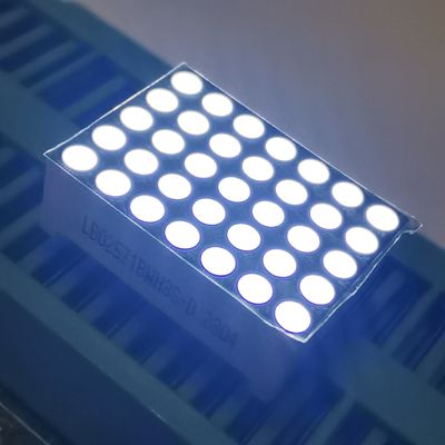 İyi bir fiyat. Ultra Parlak Beyaz 0.7 inç 1.9mm 5 X 7 DOT Matrix LED Ekranı çevrimiçi