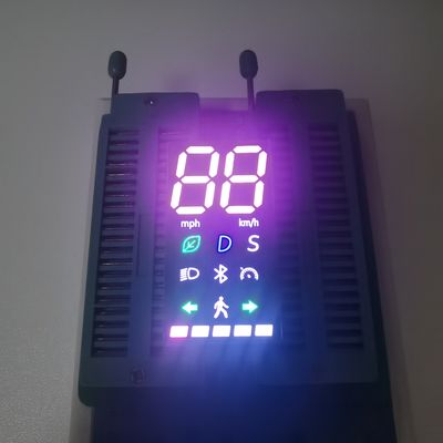 İyi bir fiyat. Ultra Parlak Beyaz / Kırmızı Çift Renkli Özel LED Ekran Xiaomi Elektrikli Scooter için Yedi Bölümlü LED Ekran çevrimiçi