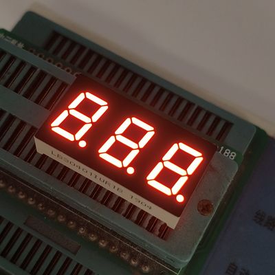 İyi bir fiyat. Özel Ultra Parlak Kırmızı 7 Bölümlü LED Ekran Üç haneli Ortak Katot çevrimiçi