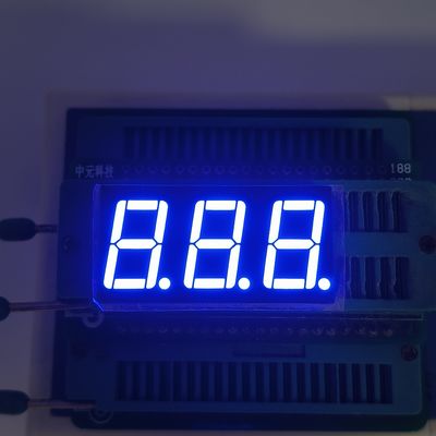 İyi bir fiyat. Ultra Parlak Mavi 7 Bölümlü LED Ekran 3 Rakamlı Ortak Katot çevrimiçi