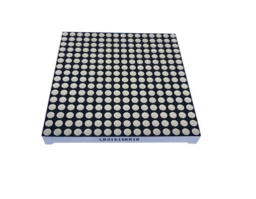 İyi bir fiyat. Süper parlakKırmızı 3mm 16 x 16 nokta matris LED ekran Ekran için Katod Kolonu Anod çevrimiçi