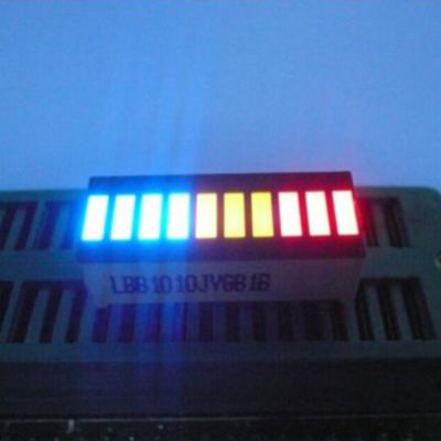 İyi bir fiyat. 25.4x10.1mm Çok renkli 10 segmentli LED Ekran Modülleri Işık çubuğu çevrimiçi