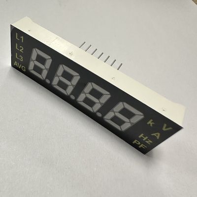 İyi bir fiyat. Customized Ultra White/Red 4 Digit 7 Segment LED Display module common anode for electrical meter panel çevrimiçi
