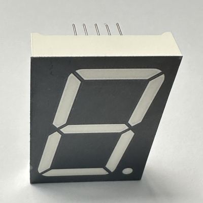 İyi bir fiyat. Ultra White Single Digit 38mm 7 Segment LED Display Common Anode for Digital Clock Indicator çevrimiçi