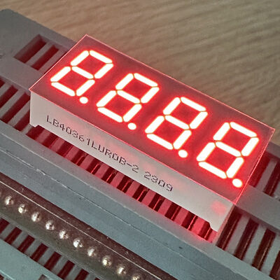 İyi bir fiyat. Ultra Bright Red 0.36 inch 4 Digit 7 Segment LED Display Common Cathode for Electronics çevrimiçi