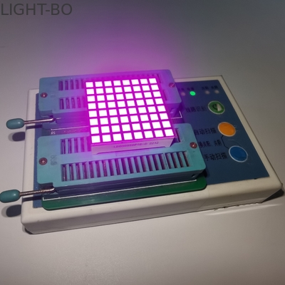 İyi bir fiyat. Asansör için Pembe Kare 8x8 LED Dot Matrix Ekran Satır Anot Sütun Katot çevrimiçi