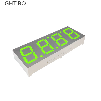 Sarı Yeşil 4 Haneli 0.56 inç 7 Segment LED Ekran Beyaz Segment Gri Yüzey