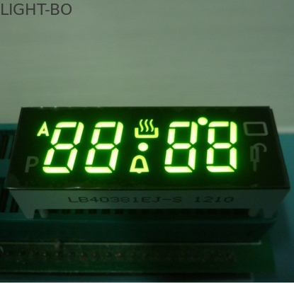 Siyah Yüz Sayısal LED Ekran, 120C Çalışma Sıcaklığı ile 7 Segment 4 Basamaklı Ekran