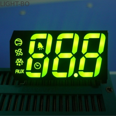 Soğutma için Yeşil 3 Haneli 0.67 "Özel LED Ekran 7 Segmenti