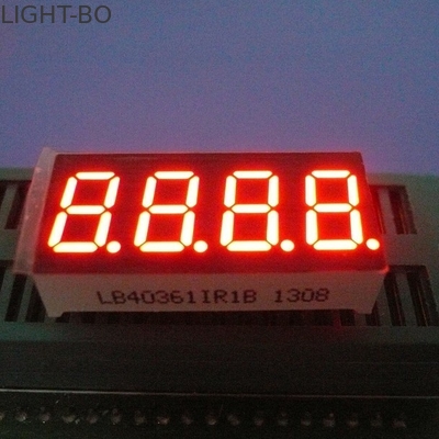 Kararlı Performans 0.36lnch Supe parlak kırmızı Nem Göstergesi için 4 Haneli 7 Segment Led Ekran