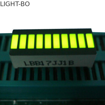 Sarı 10 LED Işık Çubuğu, Büyük 10 Segment Led Ekranı 25.4 x 10.1 x 7.9mm