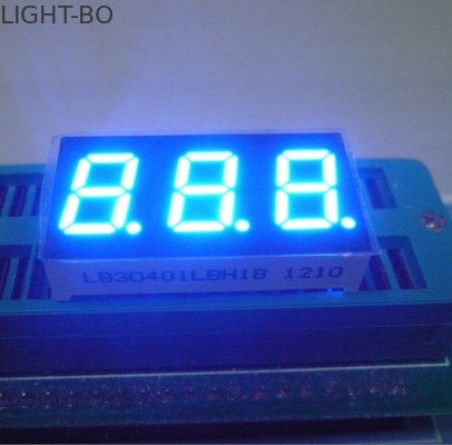 Ultra Parlak Mavi 7 Bölümlü sayısal LED ekran 3 basamaklı Ortak Anot