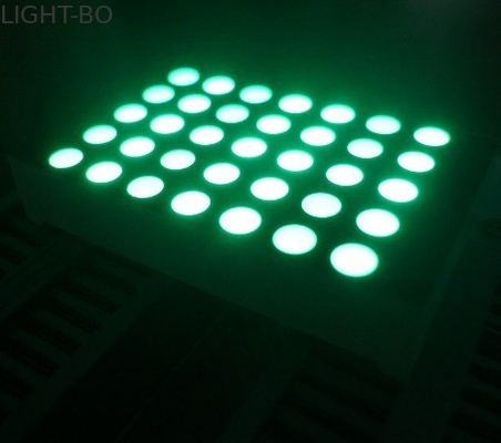 Reklam için Beyaz / Kırmızı / Mavi / Yeşil Yuvarlak 5 X 7 LED Matrix Ekran