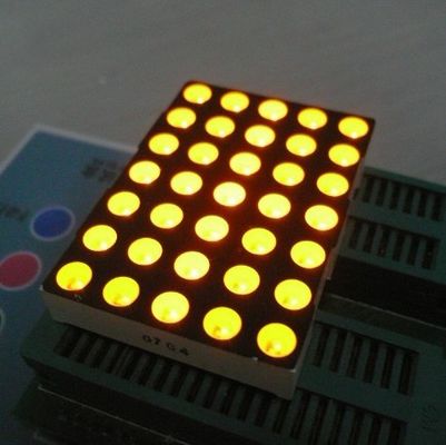Hareketli İşaretler için 5mm 5x7 Dot Matrix Led Ekran Ultra Parlak Sarı