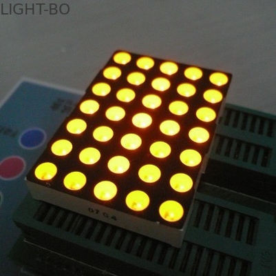 İyi bir fiyat. Hareketli İşaretler için 5mm 5x7 Dot Matrix Led Ekran Ultra Parlak Sarı çevrimiçi