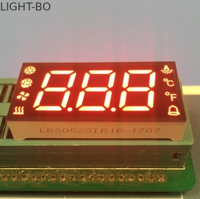 SGS Özel LED Ekran, sıcaklık nem defrost için Çok renkli 7 Segment Ekran