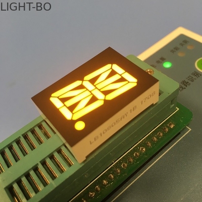 Otomasyon Kontrolü için Süper Sarı LED Onaltı Segment Ekran 0,8 inç LED