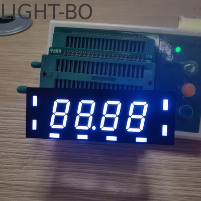 Mikrodalga için özelleştirme Beyaz Dört Rakamlı 7 Bölümlü LED Ekran