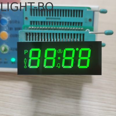 Epistar 4 basamaklı yedi bölümlü LED ekran Fırın zamanlayıcı kontrolü için katot fırın ekranı