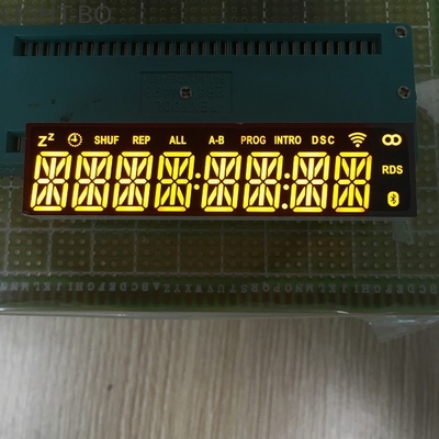 Süper Parlak Sarı Özel 8 Haneli 8 Segment Led Ekran Düşük Güç Tüketimi