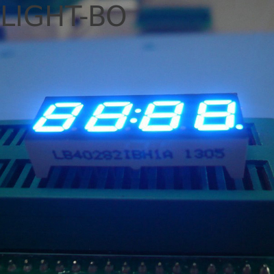 Farklı Renkli LED Saat Ekranı Ultra Parlak Beyaz Yayımlayıcı Renk ve Alüminyum Çerçeve Kabine Malzemesi