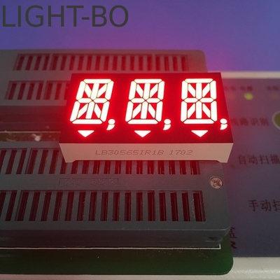 0.56 inç 14 Segment Led Ekran ortak anot Süper parlak yeşil Gösterge paneli için