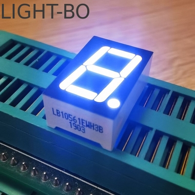 Tek basamaklı 7 segmentli LED ekran Dijital gösterge için Beyaz Ortak Anot