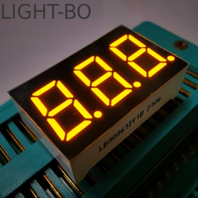 İyi bir fiyat. Super Parlak Amber LED Ekranı 7 Bölüm 3 Rakam 9.2mm Panel Meter için Ortak Katot çevrimiçi