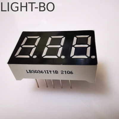 İyi bir fiyat. 7 Bölüm 3 Rakam 9.2mm LED Ekran Panel Meter için Süper Parlak Amber Ortak Katot çevrimiçi