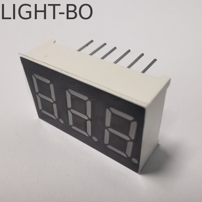 İyi bir fiyat. Panel Meter için Common Anode Super Bright Amber 7 Segment 3 Rakamlı 9.2mm LED Ekran çevrimiçi